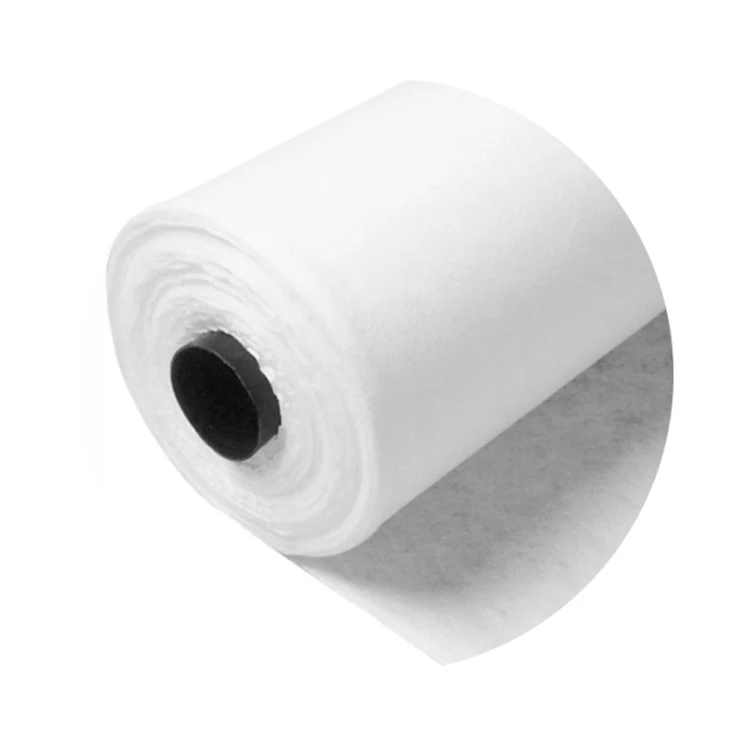 Painter Floor Protection White Sticky Felt Glue Needle Punched Non Woven Fabric Carpet Roll