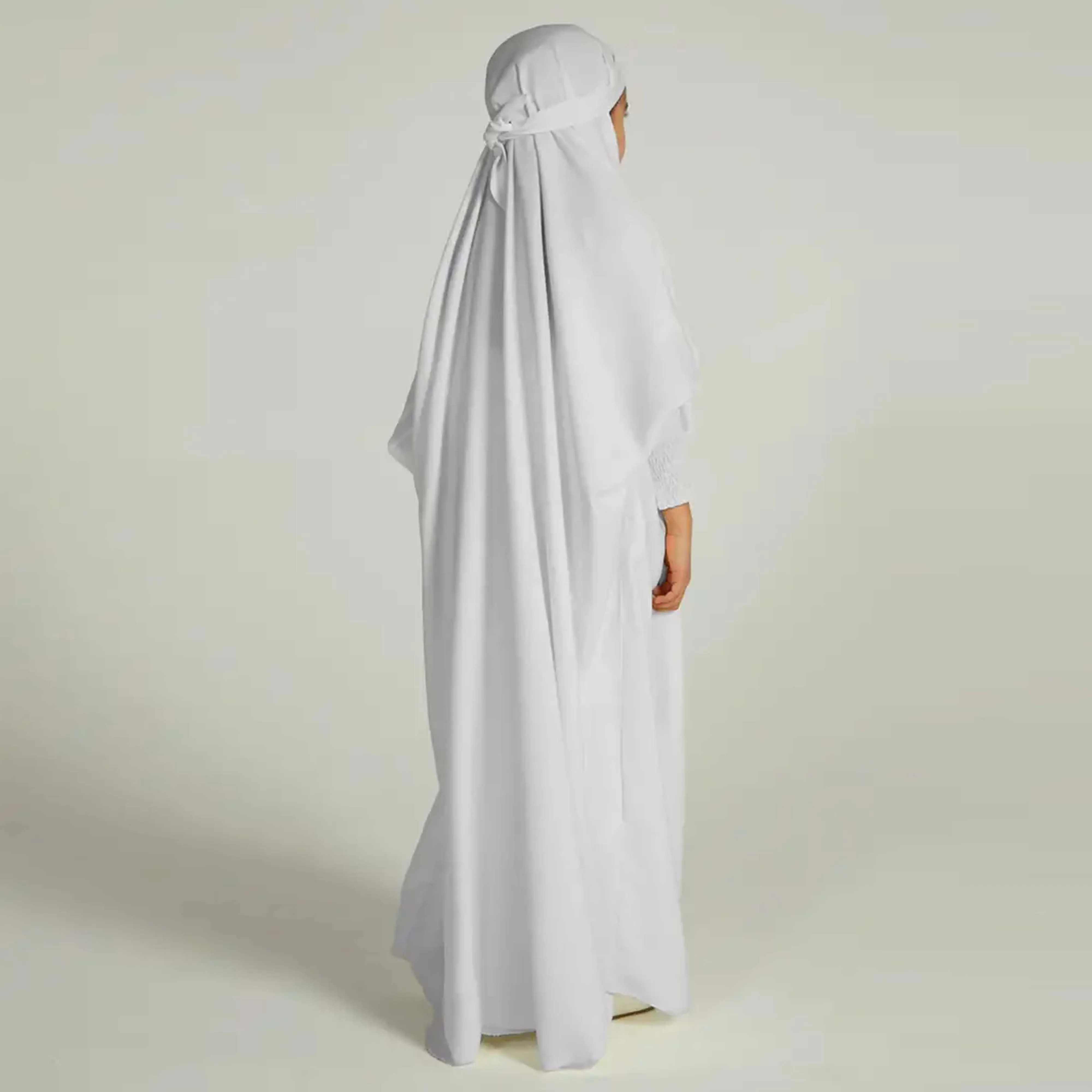 Factory Price Hot Sales High Quality Jilbab Abaya Muslim Dress Eid Prayer 2 Piece Islamic Clothing Muslim Ladies Tops For Girls