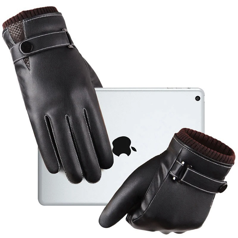 2024 High Quality Fashion Genuine Goat Skin Leather Gloves Men Leather Gloves From Pakistan