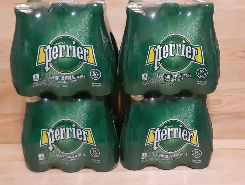 Premium Perrier Carbonated Natural Lemon Flavour Mineral Water 250ml