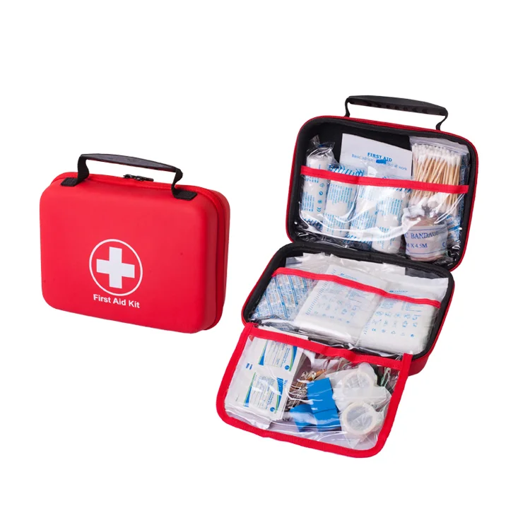 2-in-1 Compact Lightweight First Aid Kit for Emergencies at Home Outdoors Car Camping Workplace Hiking & Survival