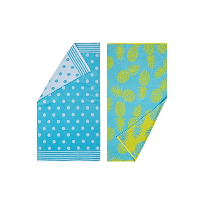 Одностороннее или двухстороннее печатное мягкое пляжное полотенце из микрофибры с индивидуальным логотипом