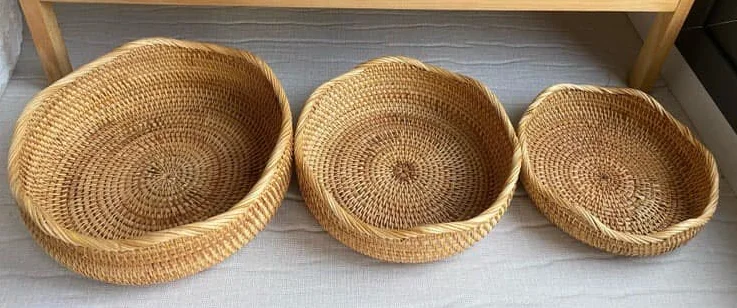 Корзина из ротанга