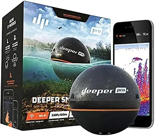 Stock Available Deeper PRO+ Smart Sonar - GPS Portable Wireless Fish Finder