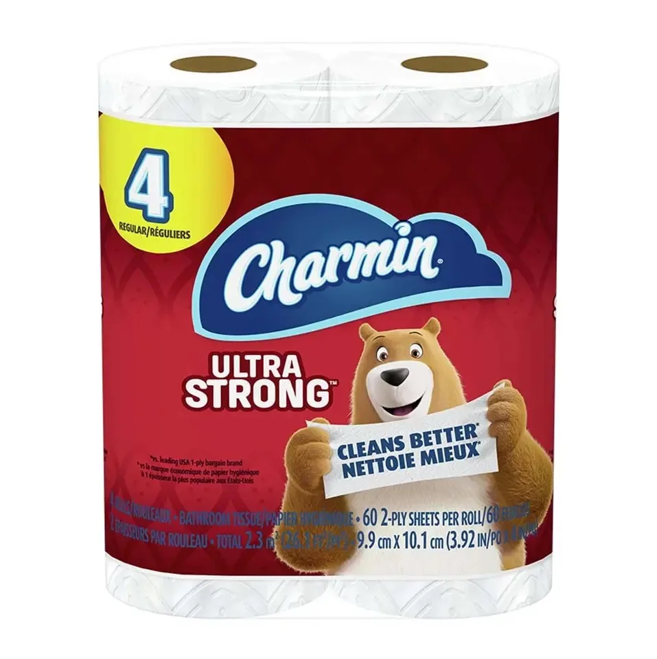 Charmin-ультра мягкая на ощупь туалетная бумага 24 семейных мега-рулона