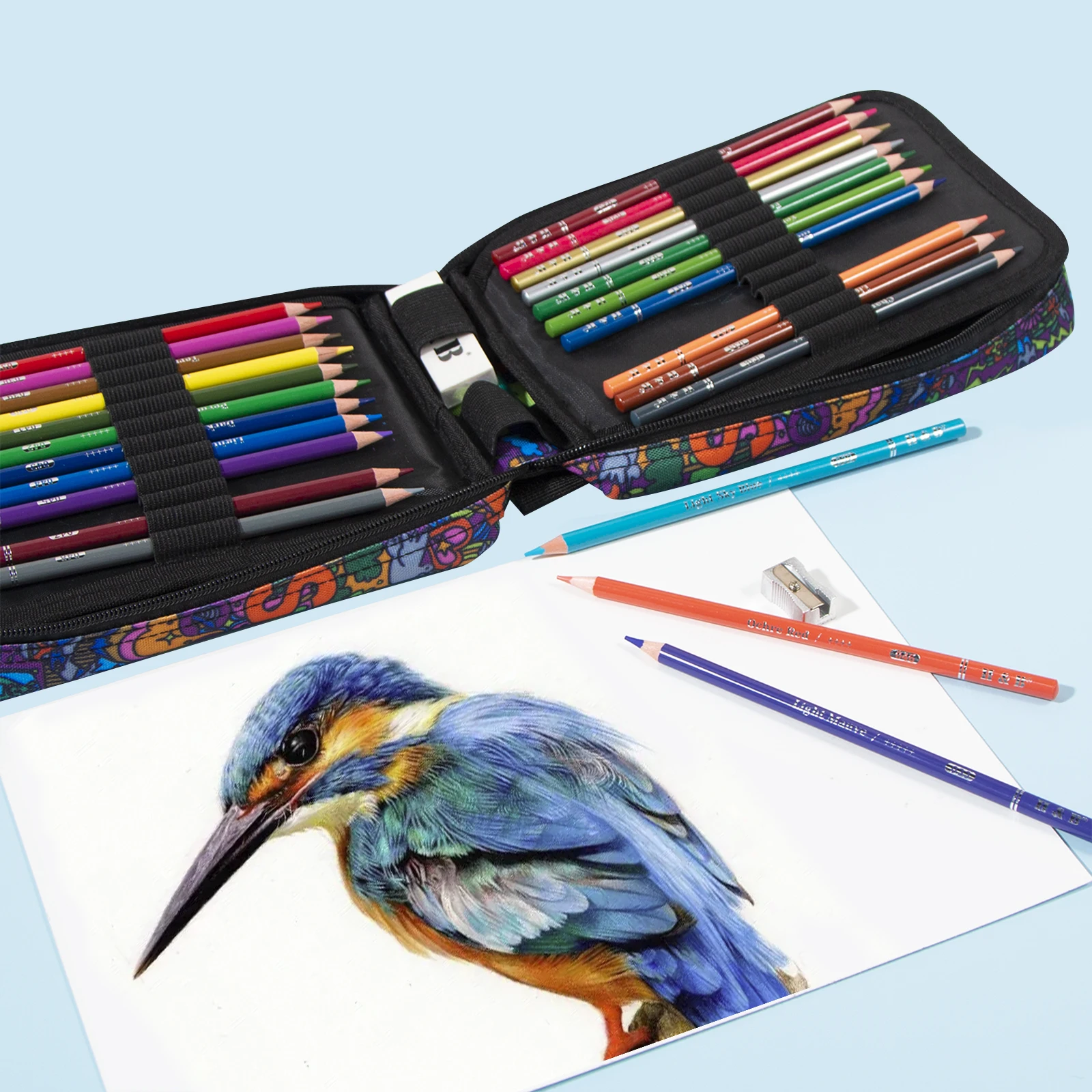 72pccs Quality Soft Core Colored pencils and art sets oil color pencil