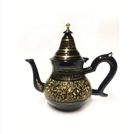 Indian metal brass antique tea cup set brings a royal feel to the way you drink and serve your beverage