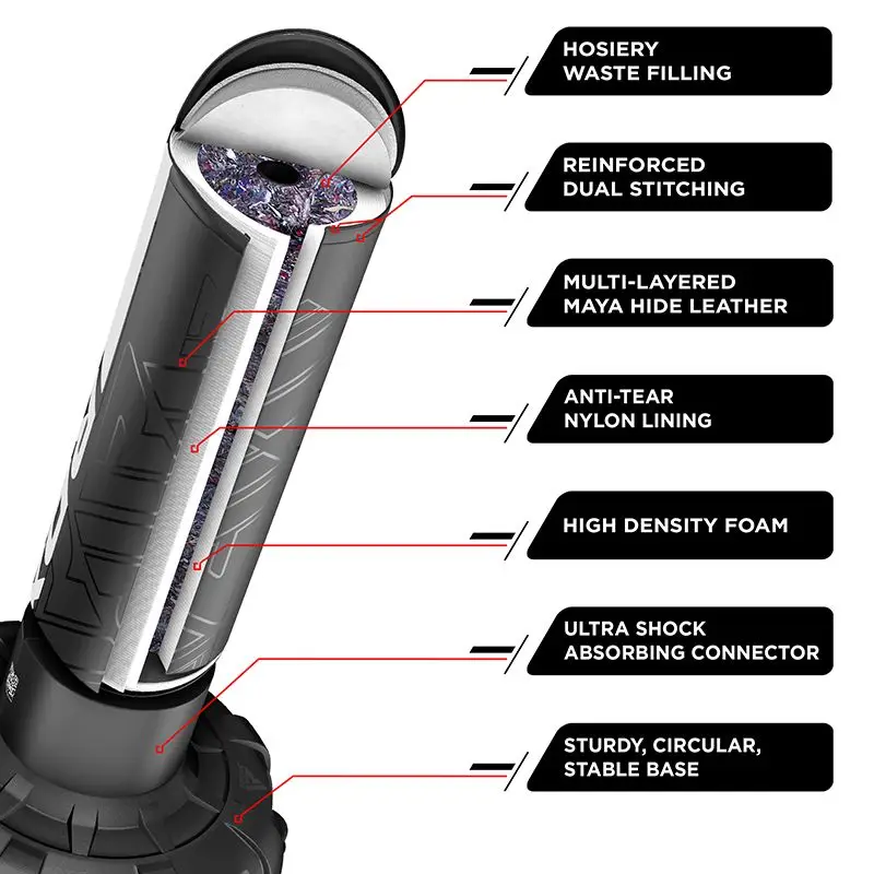 Professional Wholesale Boxing Punching Bags Free Standing - Heavy Training Boxing Punch Bag with Mitts Set For Training