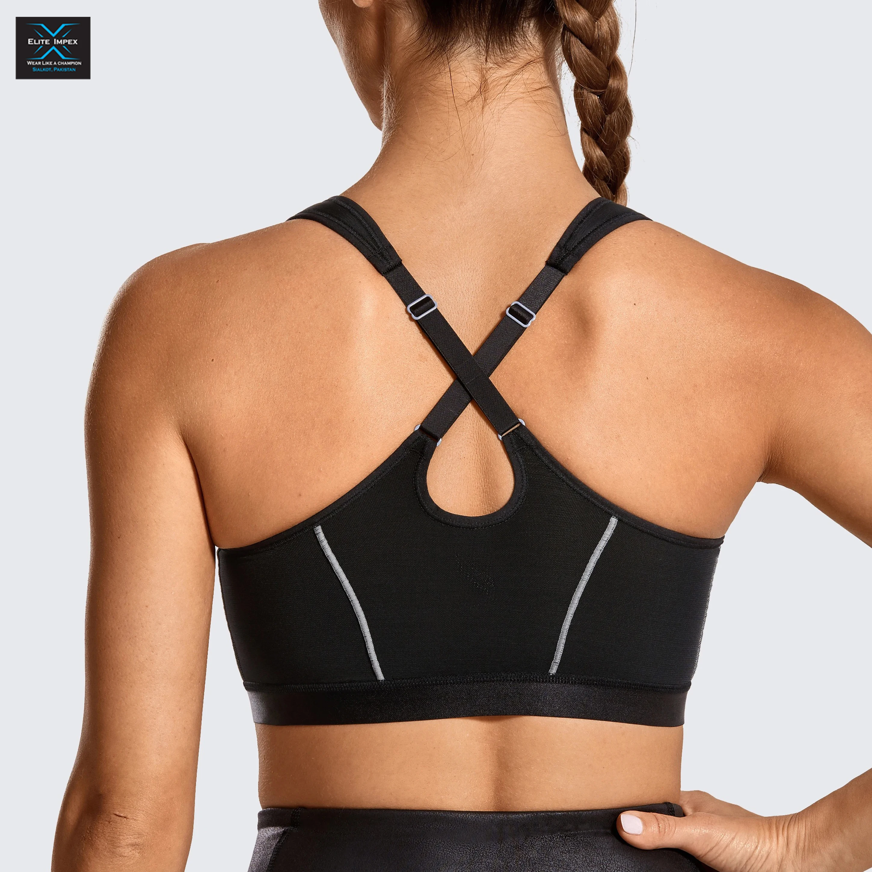 Women Sport Bra Fitness Top Yoga Bra Blue Running Yoga Gym Crop Top Women Fitness Sports Bra