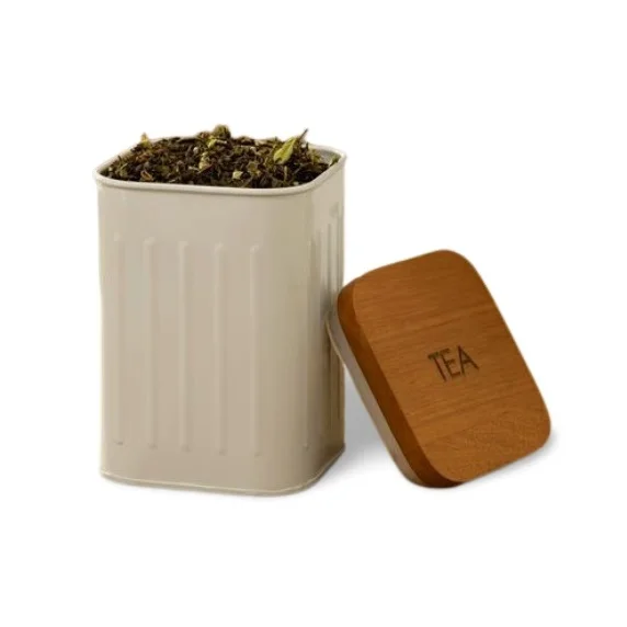 best Quality Metal Canister Customized Size Handmade Designer Container Round Shape Kitchen Ware Luxury Metal Canister