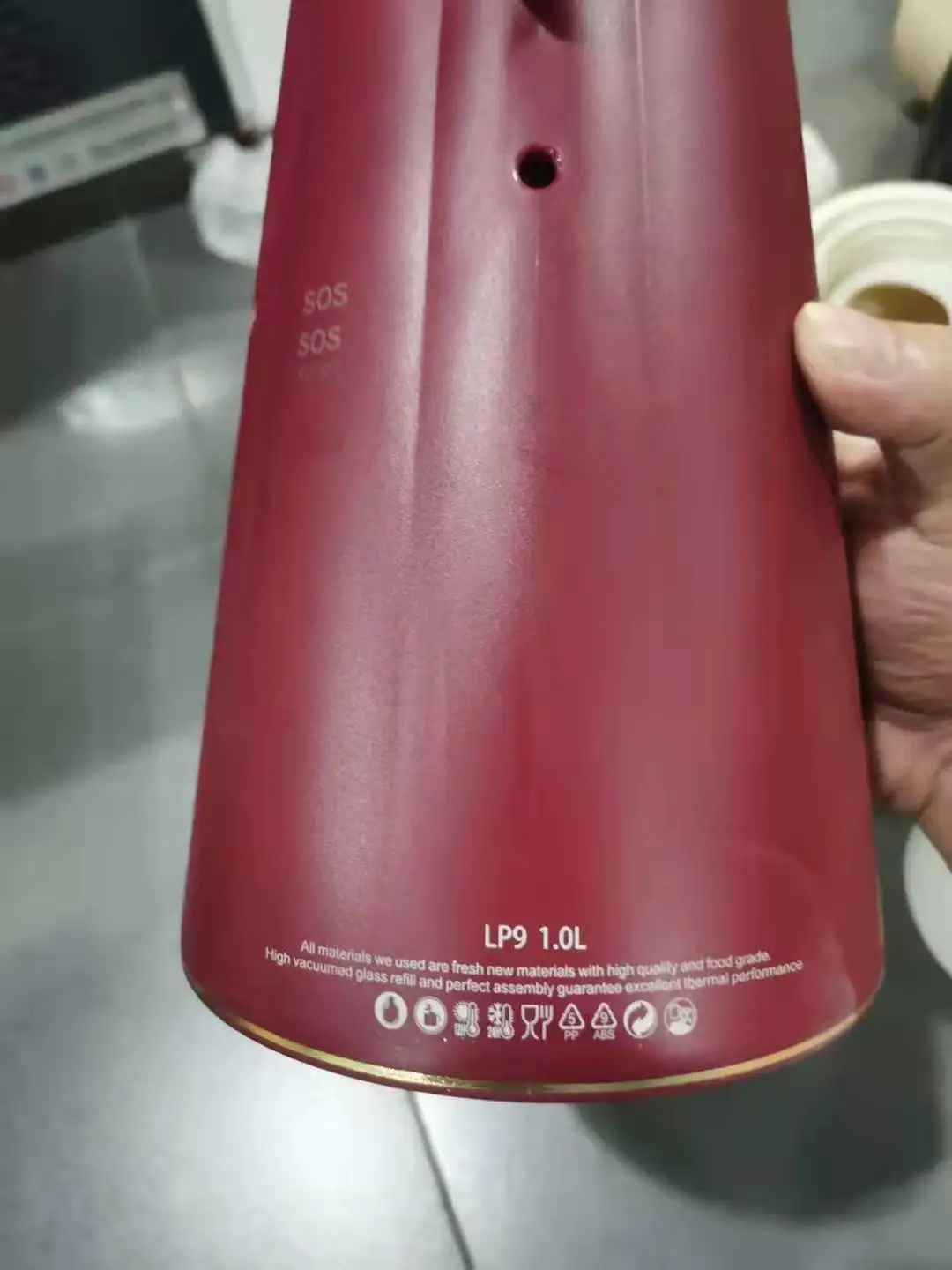 Sunglory CNC auto Kettle Making Machinery Surface Logo  Marking Bottle Marker Flask Laser Printer Logo UV Laser Marking Machine