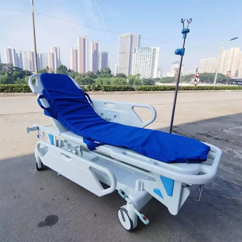 Hydraulic Multi-functional Trolley Stretcher ABS Emergency Ambulance Stretcher for hospital use