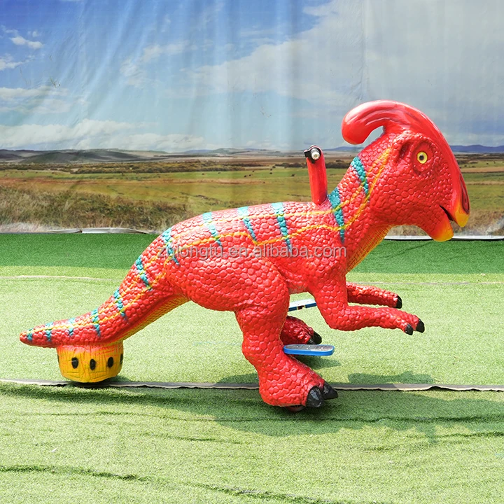 Electric Battery Powered Dinosaur Car Dino Scooter Animal Rides For Kids Mall Game