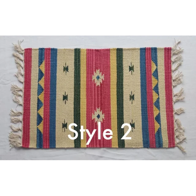 Luxury Home Decoration Kilim Carpet Kids Room Handmade Kilim Floor Mat 100% Cotton Handwoven Flatweave Rug