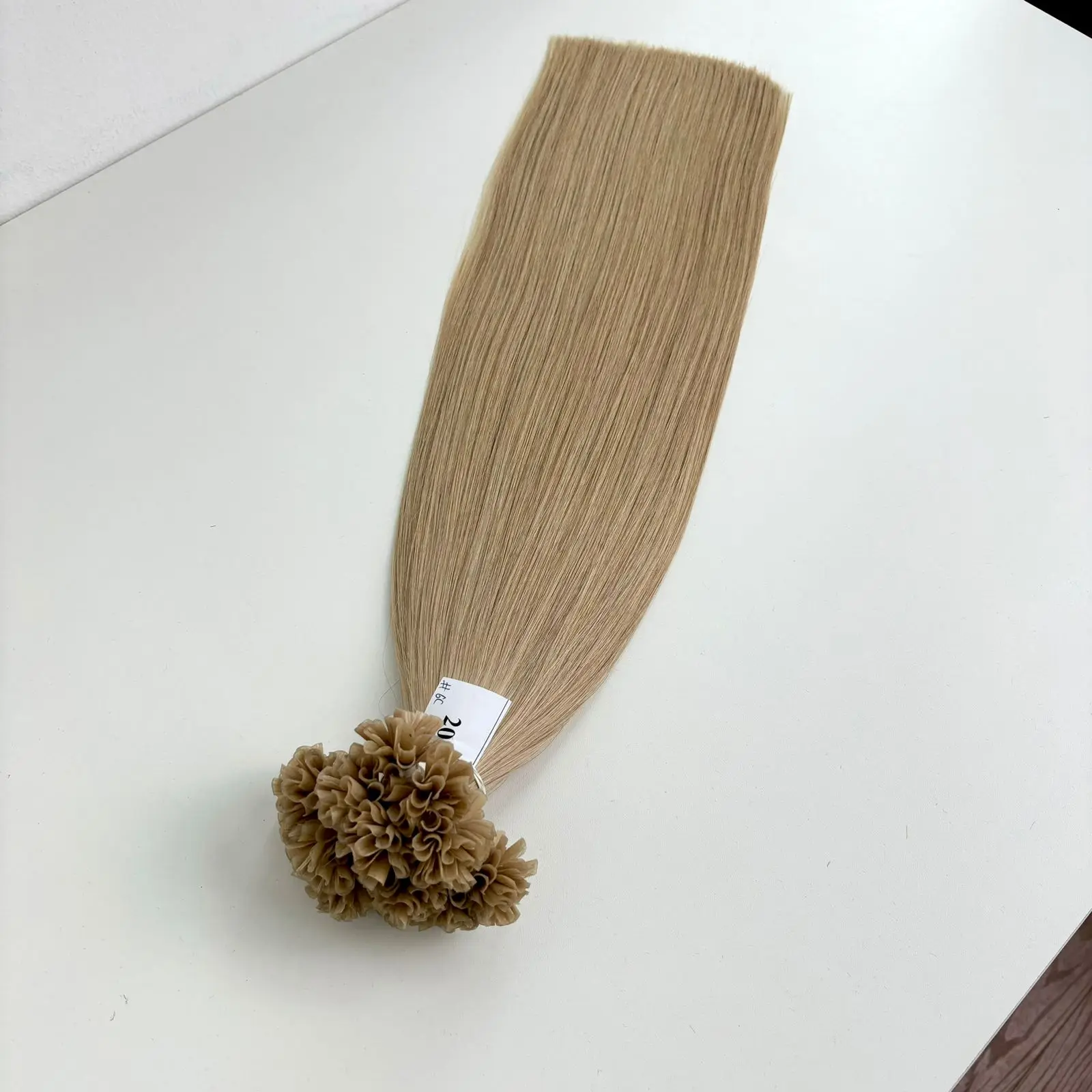 High Quality Full Cuticle Soft Virgin Remy U tips Hair Extensions Wholesale Italian Keratin Glue Bond U Tip Hair Extensions