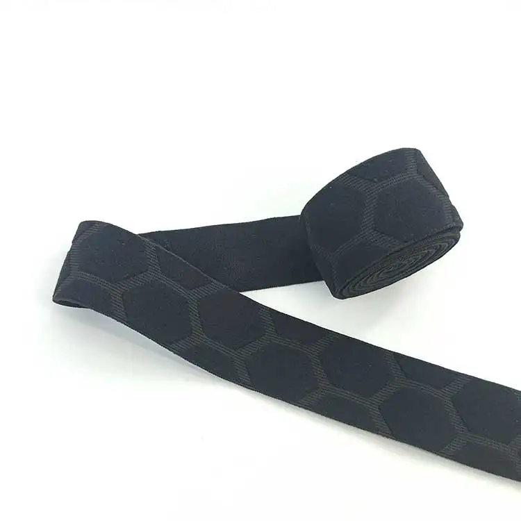 Webbing Free Design Rubber Material Elastic Trim Woven Stretchy Band Good Quality Lace Elastic Band