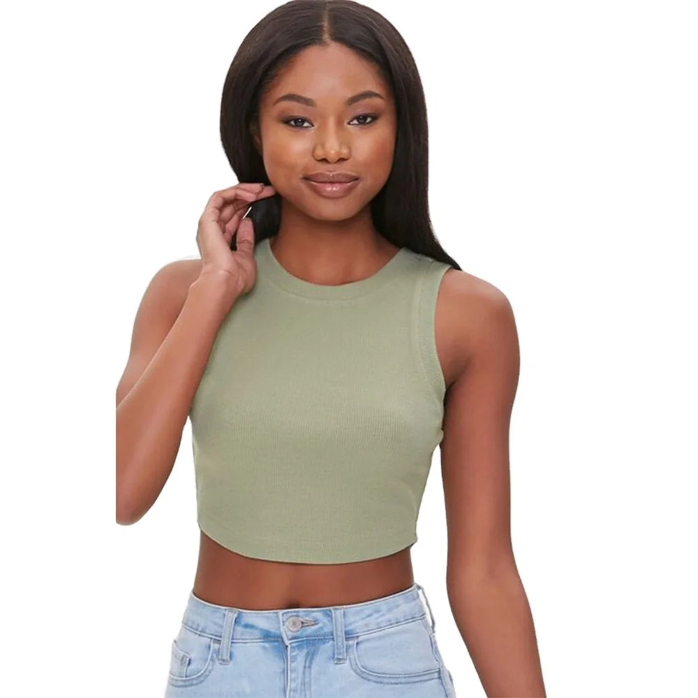 High Quality Ladies Custom Logo Design Cropped T-shirt Women's Tops Casual for Women Tight Blank White Clothing Woman Short