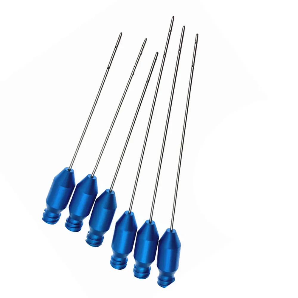 Liposuction Injection Needles Infiltration Cannulas 6 Pieces Stainless Steel Made Plastic Surgery Instruments By debonairii