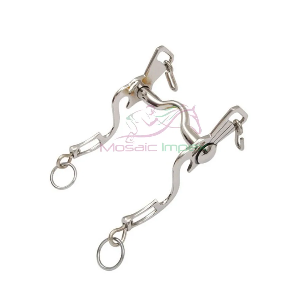High Quality Spanish Dragon Fancy Horse Bit Stainless Steel Equestrian Jewelry for Horse Care Neoprene Bandage for Horse Riding