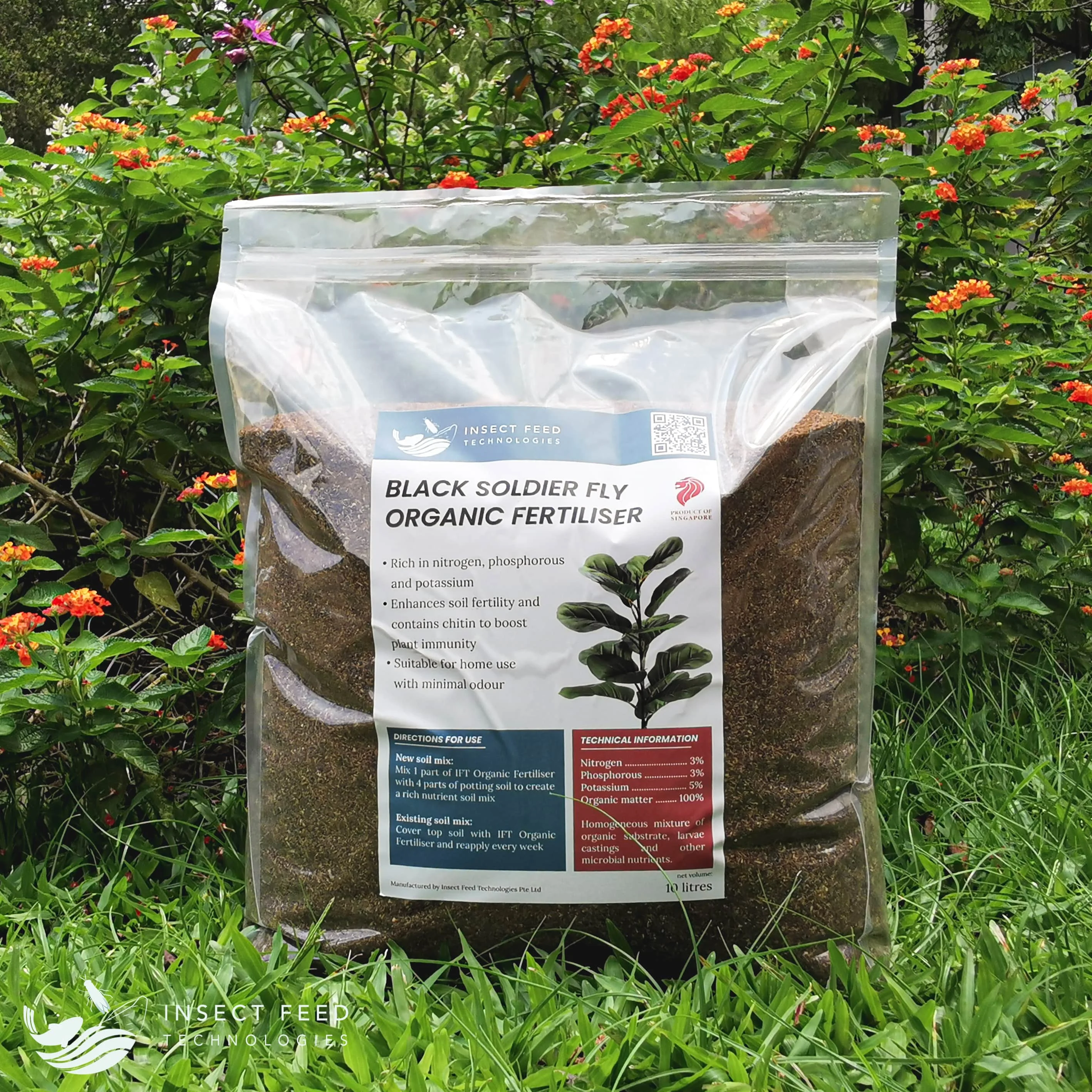 2022 богатый питательными веществами органический удобрение «черный солдат» для более здорового развития