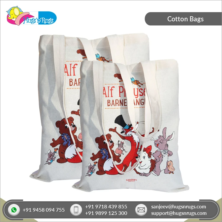 Export Quality Multi-color Cotton Canvas Bags 100% Cotton Shopping Bags Hand Tote Bags for Women at Bulk