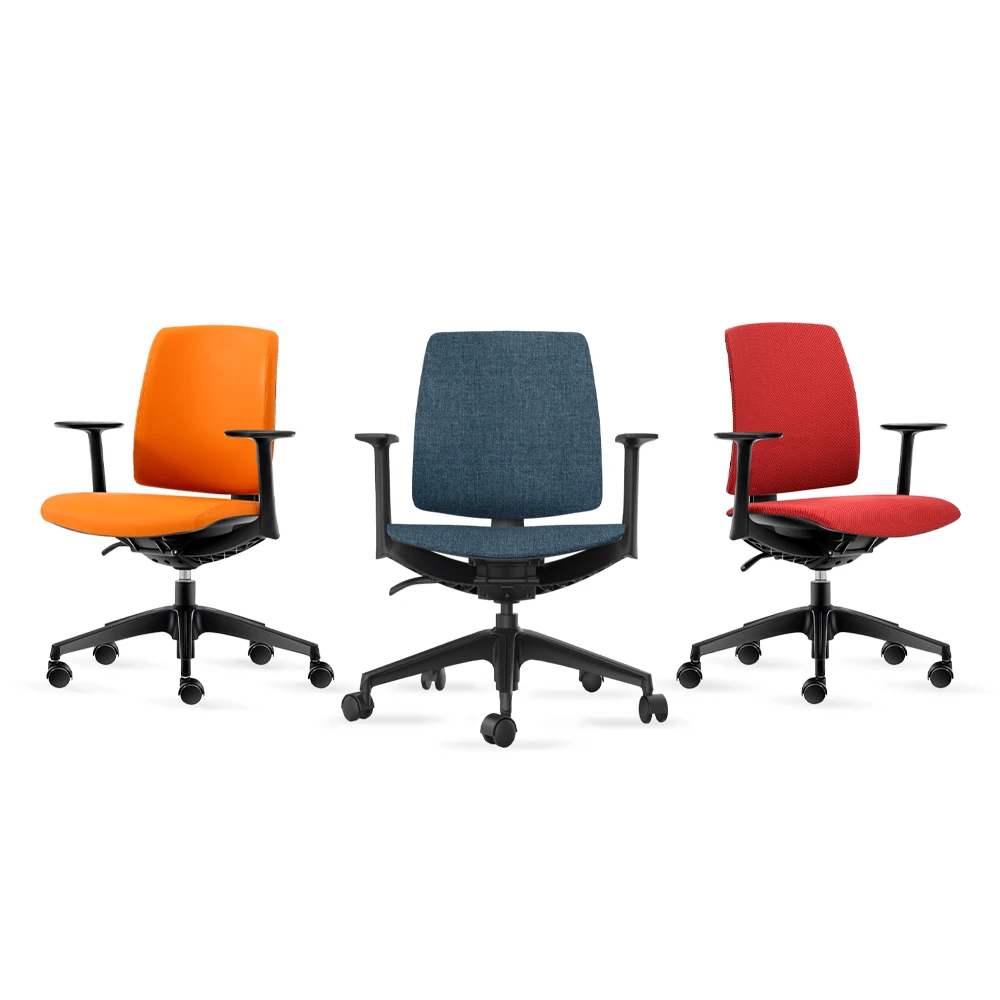 OMNI BIFMA Certified Nylon Casters Swivel Chair with 3D Knitted Mesh for Office and Home Office