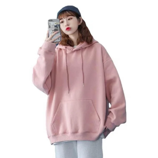 Premium Quality Hooded Collar Women Hoodie Casual Type With 100% Polyester Materials Origin From Vietnam