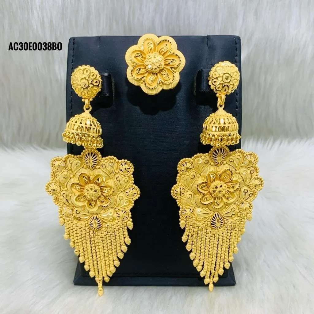 one gram gold plated online design fashion jewellery all woman design gold plated jhumka Buy best quality fashion jewellery