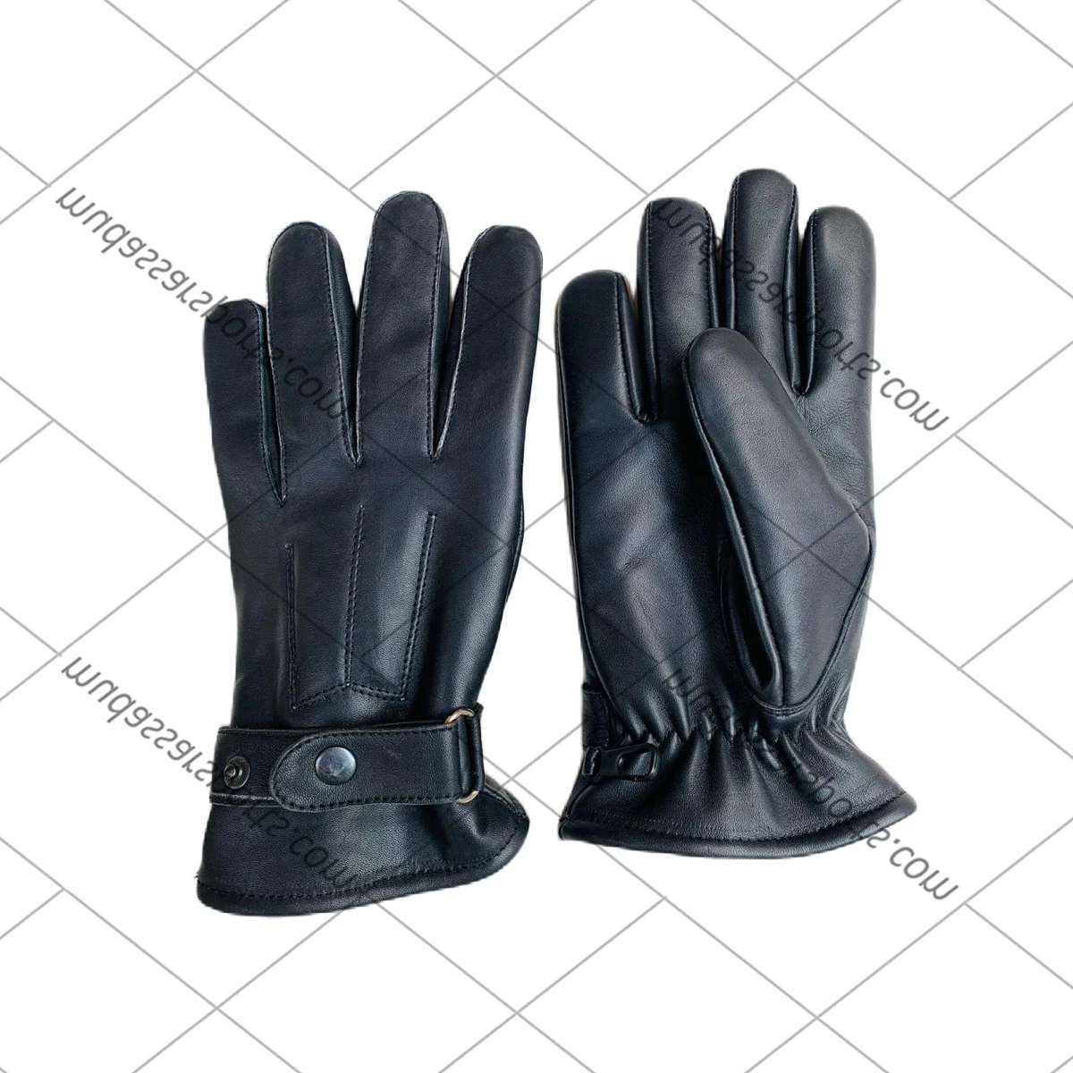 Premium Quality New Fashion Real Black Leather Dressing Gloves Full Finger Gloves from Pakistan Outdoor By Mudassar Sports