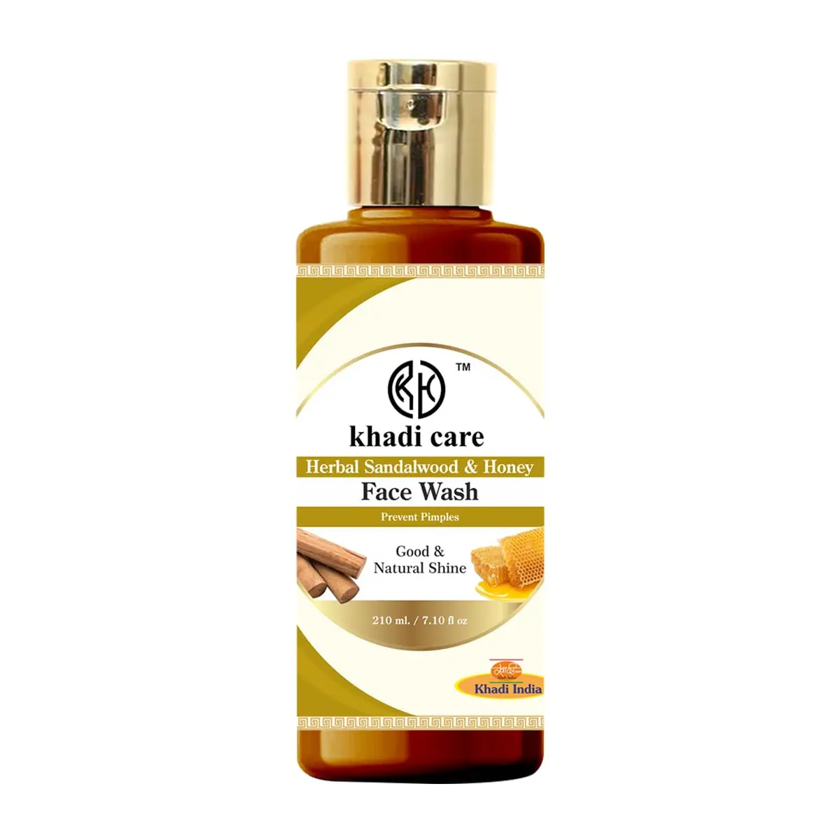 Herbal Sandalwood & Honey Face wash 210ml Healthy Skin Body Care Customizable and Private Labeling by Vanity Vision