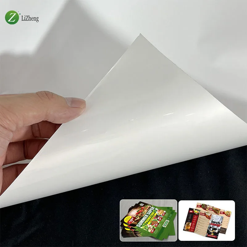 Lizheng  manufacturers pp teslin synthetic paper which waterproof tear resistant  matt gloss synthetic paper for menus