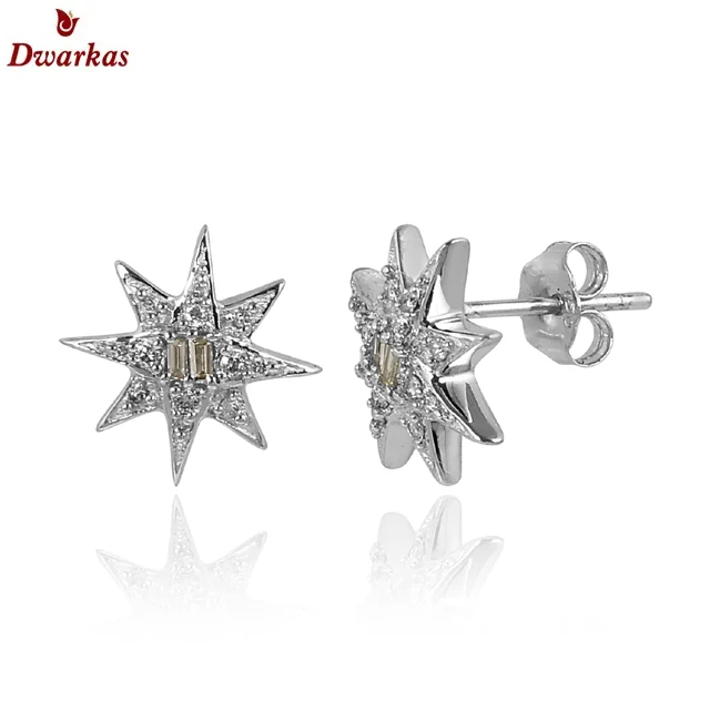 Top Quality heart shape 925 sterling silver zircon stone stud earring for ladies girl gift jewelry