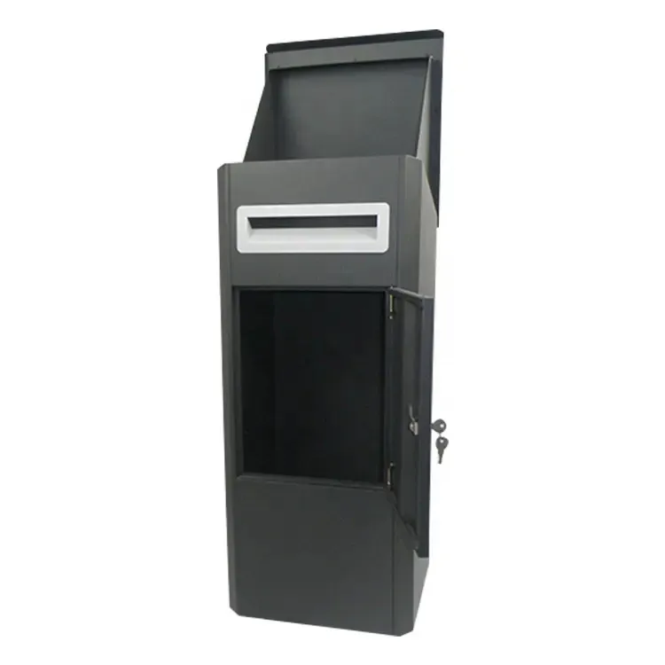Factory Price Parcel Drop Box Galvanized Stainless Metal Steel Outdoor Decoration Customized Features OEM ODM Wholesaler
