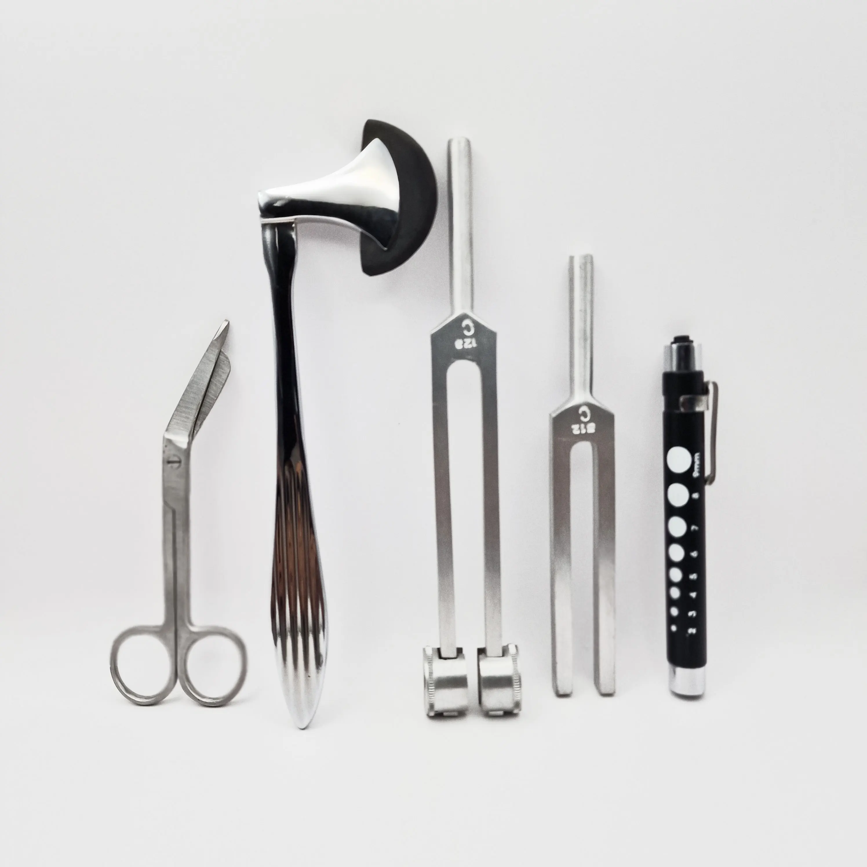 Medical Diagnostic Hammer Pin Wheel Reflex Hammer Gear Roller Sale White Metal Power Instrument PCS Color Class Weight Safety