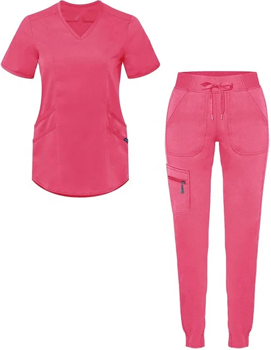 Best Quality Doctors And Nurses Female Scrub Nursing Uniform Sets Medical Scrub Hospital Suit