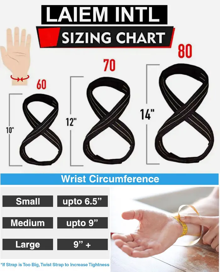 Lightweight Heavy Duty Figure Eight Fitness Lifting Straps for Bodybuilding and Weightlifting Training Gym Accessory Workouts