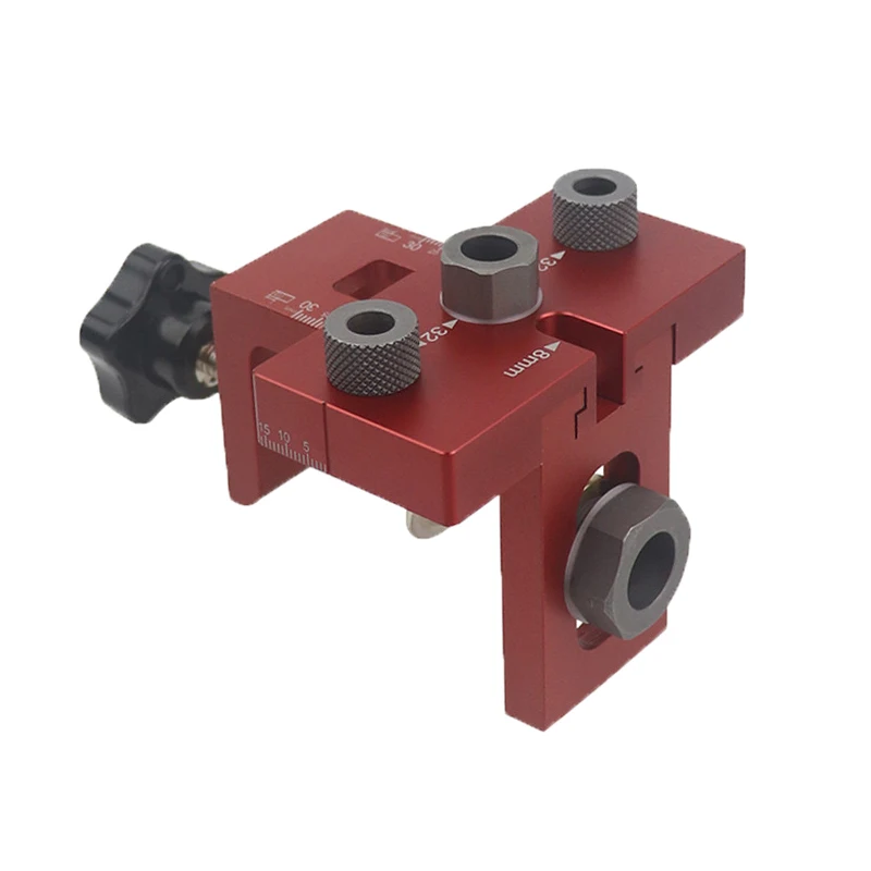 Precision Cam Jig 3 In 1 Dowelling Jig Master Kit Wood Hole Drilling Guide Woodworking Position For Diy Wood Working Plastic
