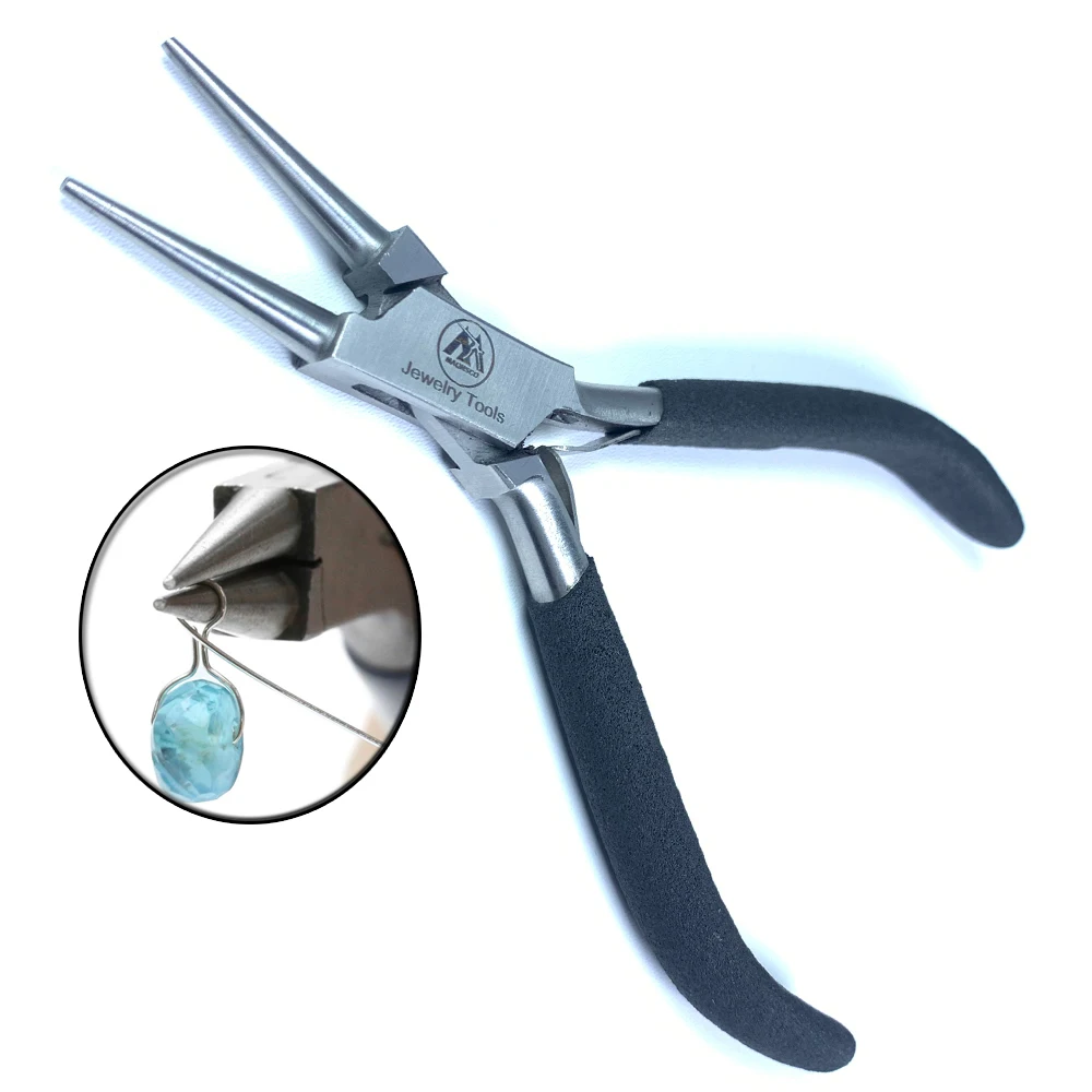 Плоскогубцы с круглым носом инструменты для изготовления ювелирных изделий плоскогубцы обмотки проволоки соединительные кольца принадлежности