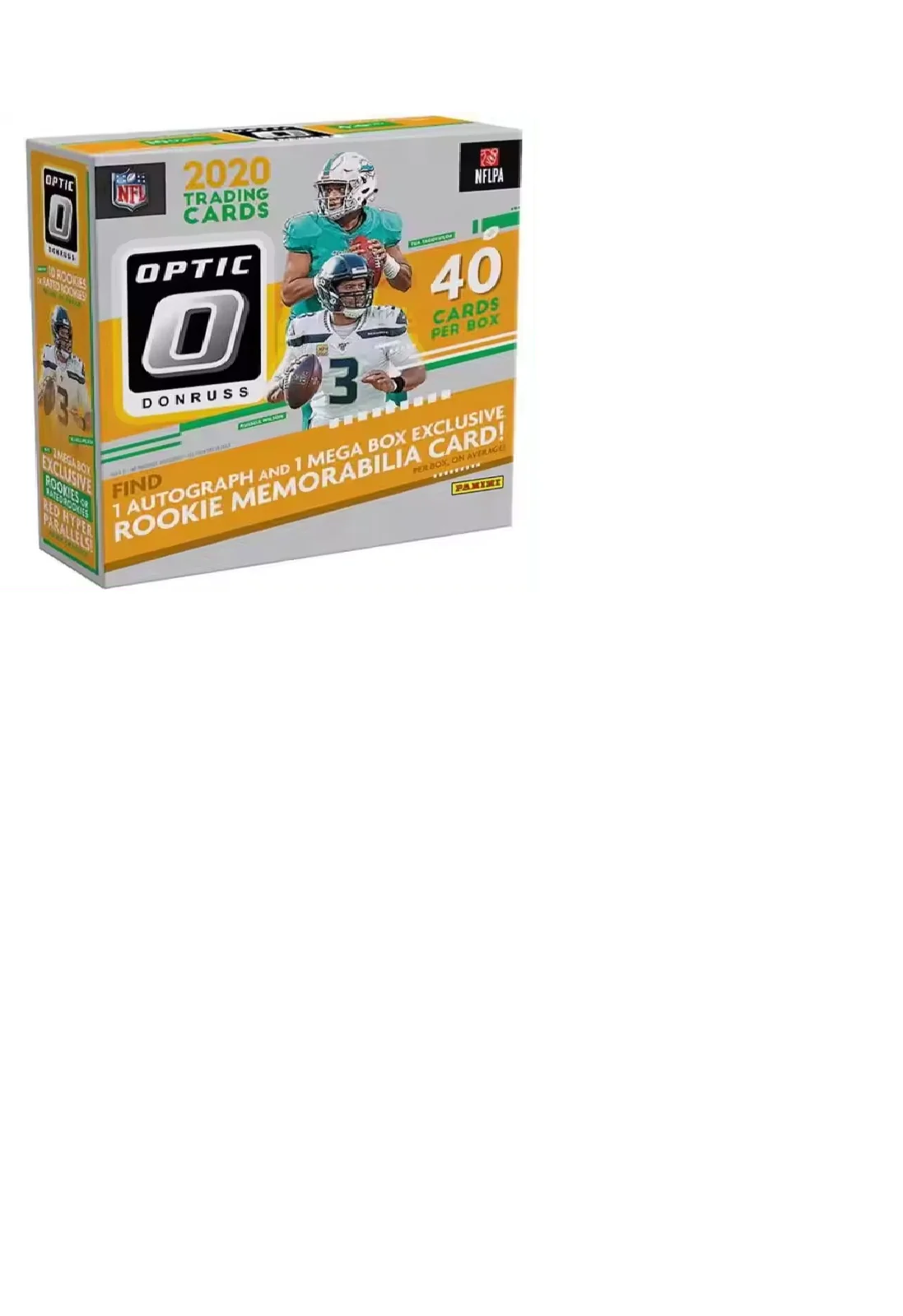 Panini-N F L 2020 Donruss Optic Football Trading Card Mega Box Ready For Shipping