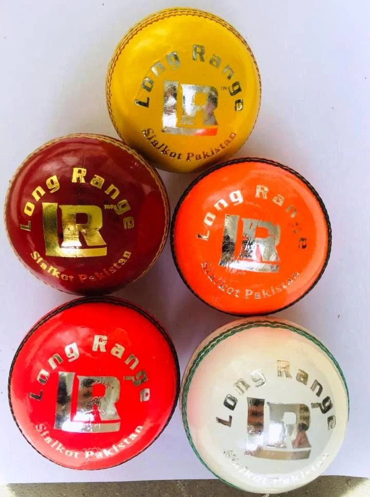 Export Quality Cricket Balls Red White and Pink Cricket Hard Leather Match Balls custom Logo Premium Quality Hand Stitched