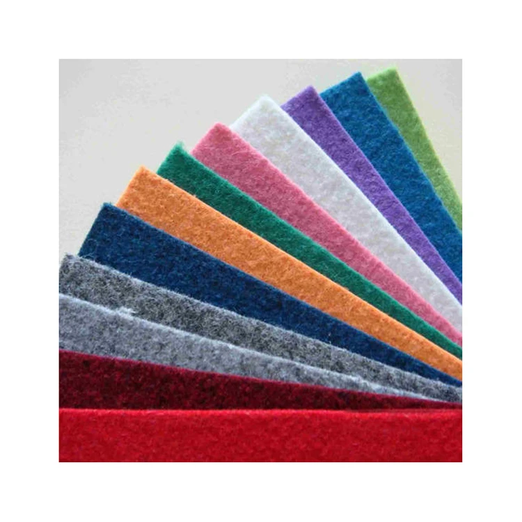 Painter Floor Protection White Sticky Felt Glue Needle Punched Non Woven Fabric Carpet Roll