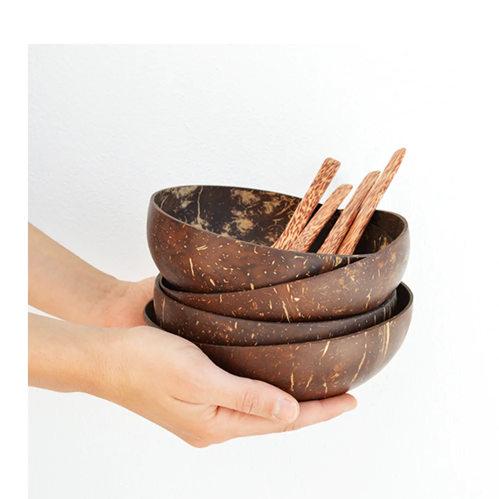 Coconut candle bowls traditional factory in Vietnam durable   wooden bowls