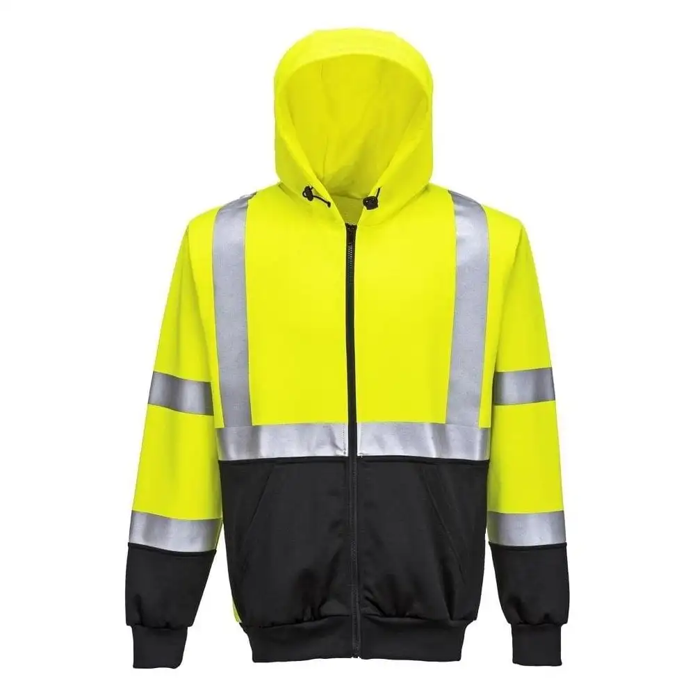 New design Wholesale Traffic polices wear safety garment reflective hoodie unisex