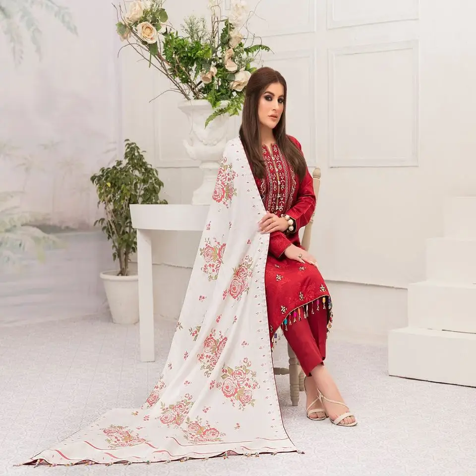 Wholesale Premium Quality 2023 Latest Design pakistani ladies summer shalwar kameez