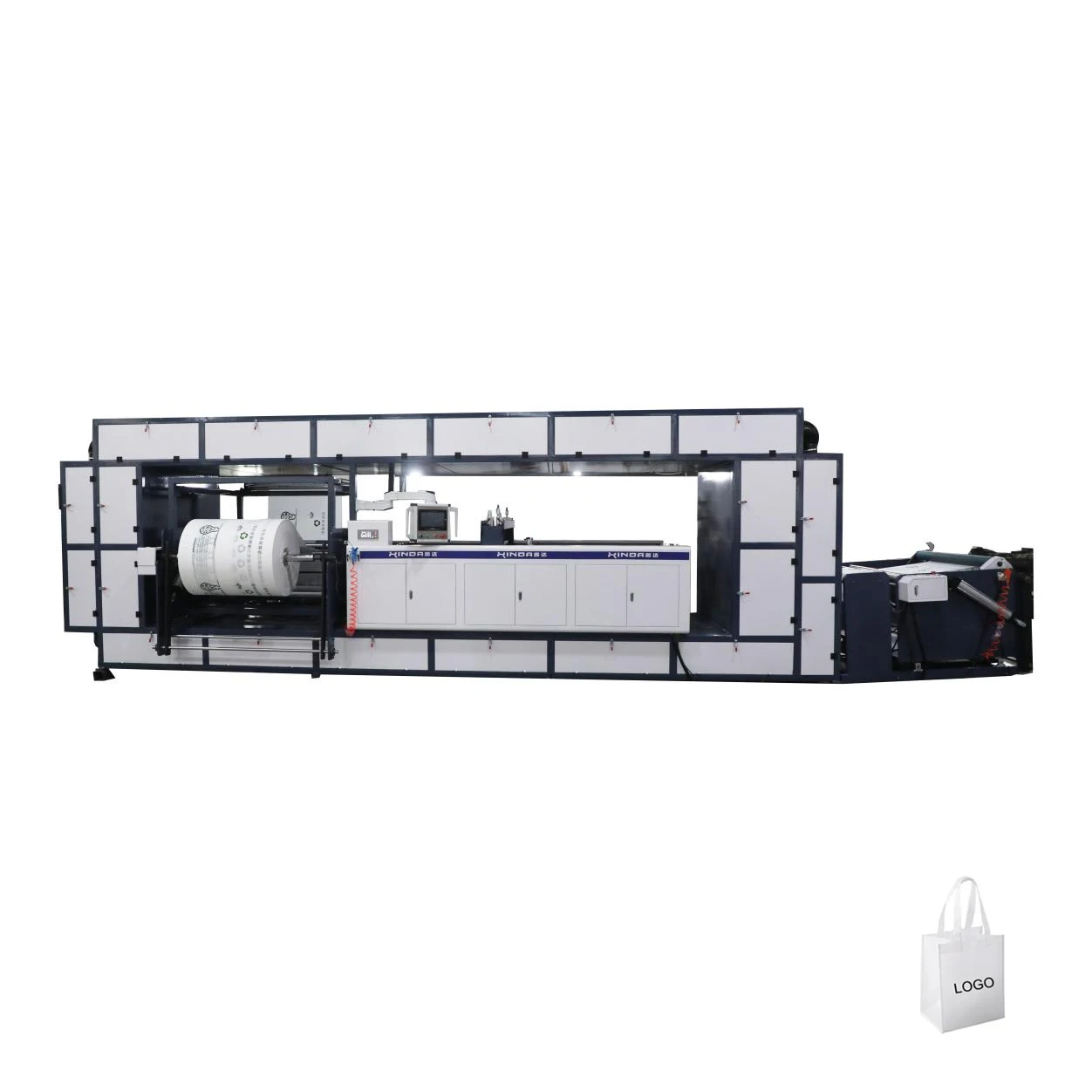 Speed 2000-3500m/hour High Speed Single Color PP Non Woven Fabric Roll Screen Printing Machine