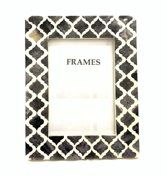 Красиво ручная работа античная костная инкрустация фоторамка фоторамки и аксессуары для фотоальбома производитель в Индии