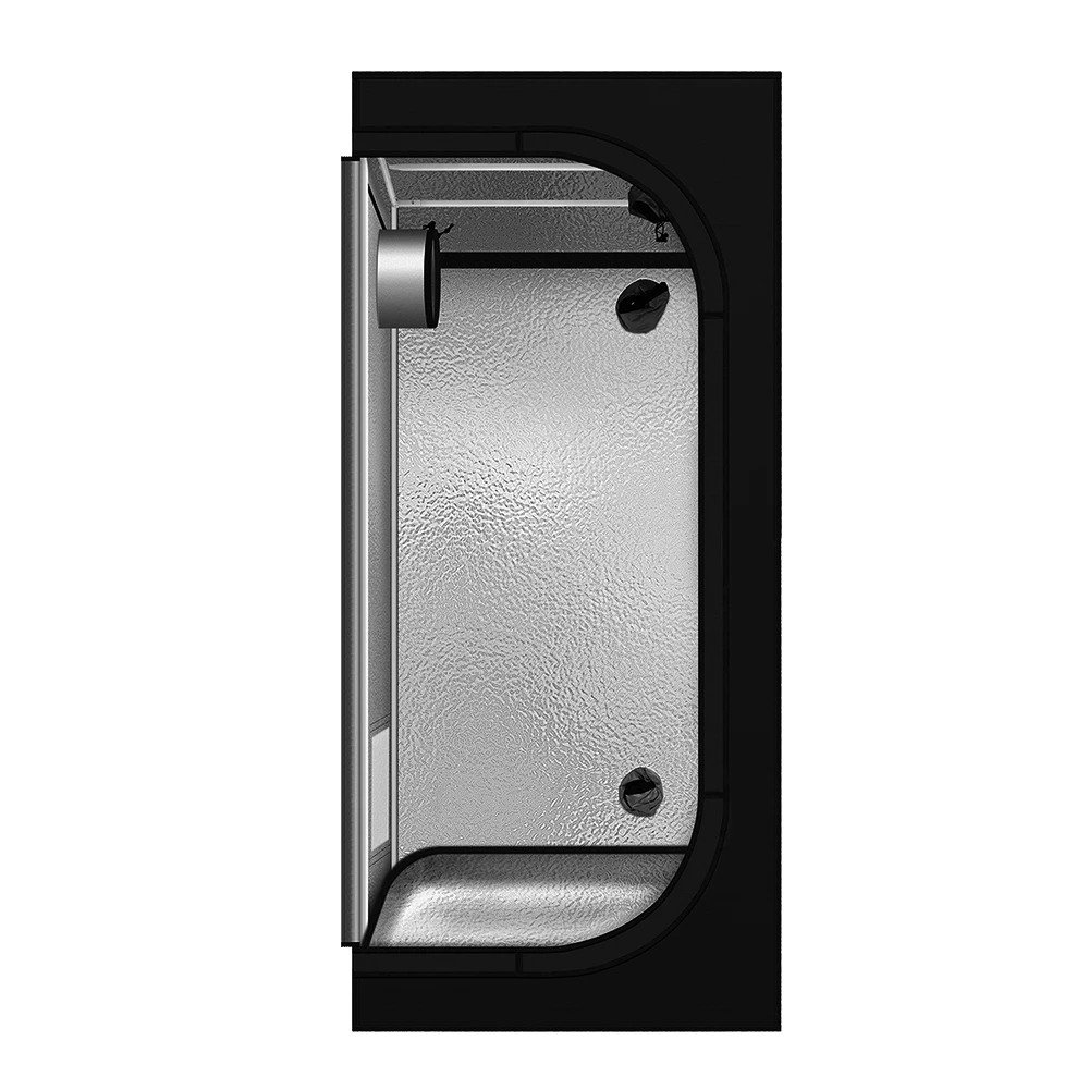 Europe Stock No Tax 1680D Oxford High Reflective Mylar Grow Box 60x60x180cm Lightproof Zipper Growzelt 3 plants Indoor Tent