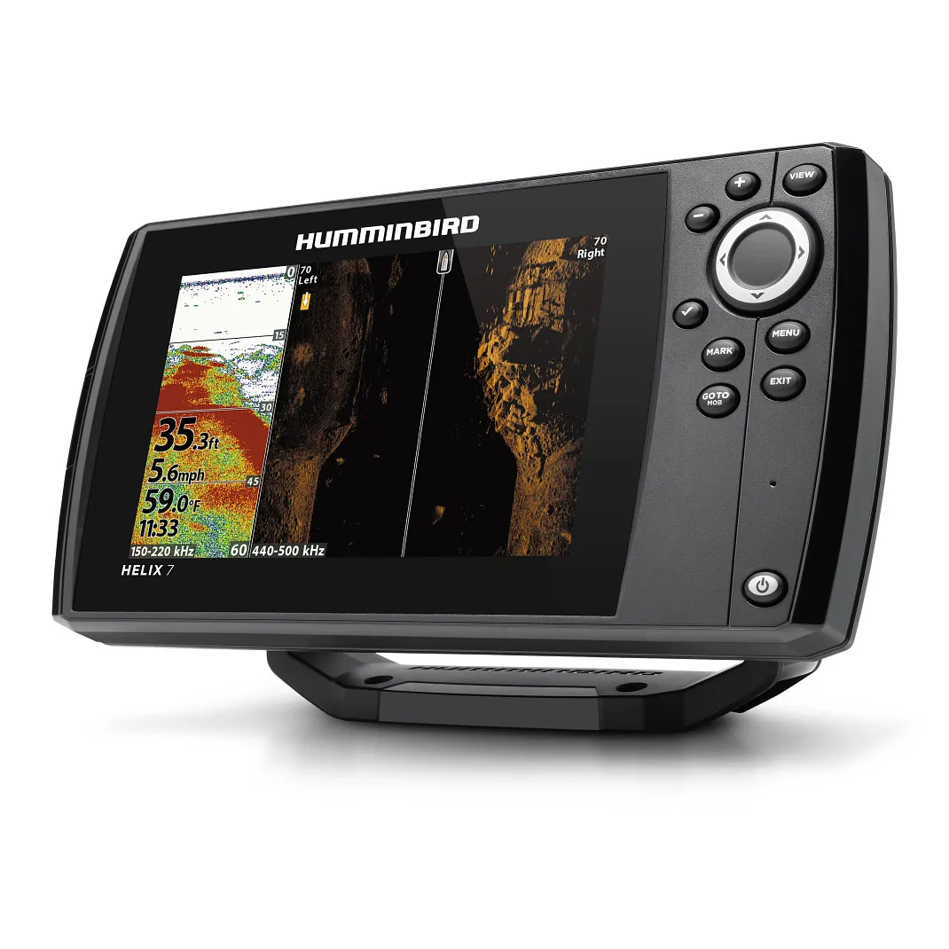 Humminbird 411590-1 7 Chirp SI GPS G4 Portable Wireless Fish Finder Battery-Powered with Knife for Fishing