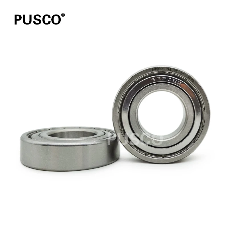 PUSCO Brand S6206 For Machine tool equipment, conveying equipment High Quality Stainless Steel Deep Groove Ball  Bearing  S6210