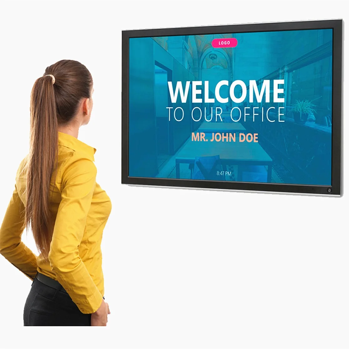Intelligent 55 inch Indoor Interactive 4k Monitor Digital Signage LCD Display Menu Board price Indoor Advertising Screen